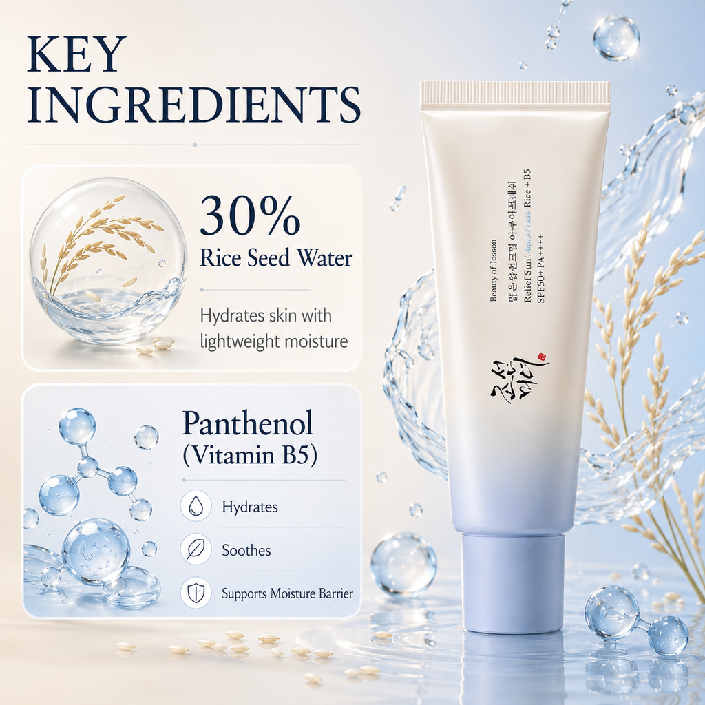 Beauty of Joseon Sunscreen - Relief Sun Aqua-Fresh : Rice + B5 (SPF50+ PA++++)