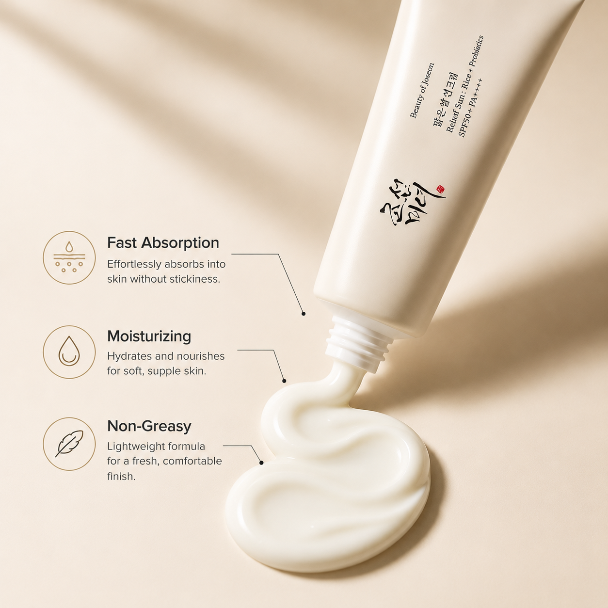 Beauty of Joseon Sunscreen - Relief Sun : Rice + Probiotics (SPF50+ PA++++)