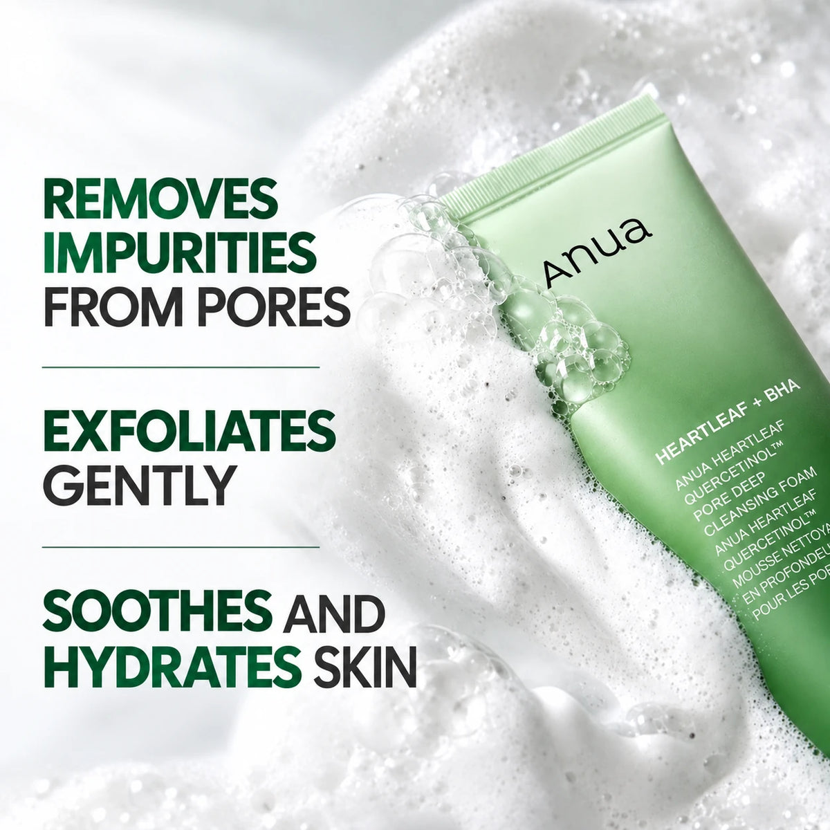 Anua Heartleaf Quercetinol Pore Deep Cleansing Foam