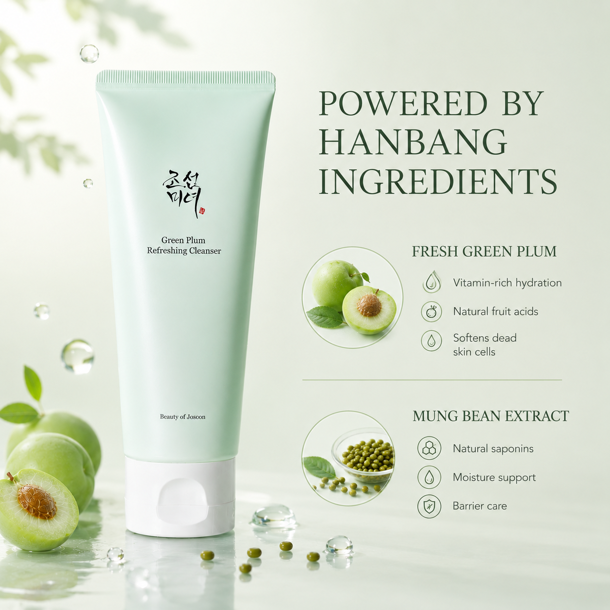 Beauty of Joseon - Green Plum Refreshing Cleanser