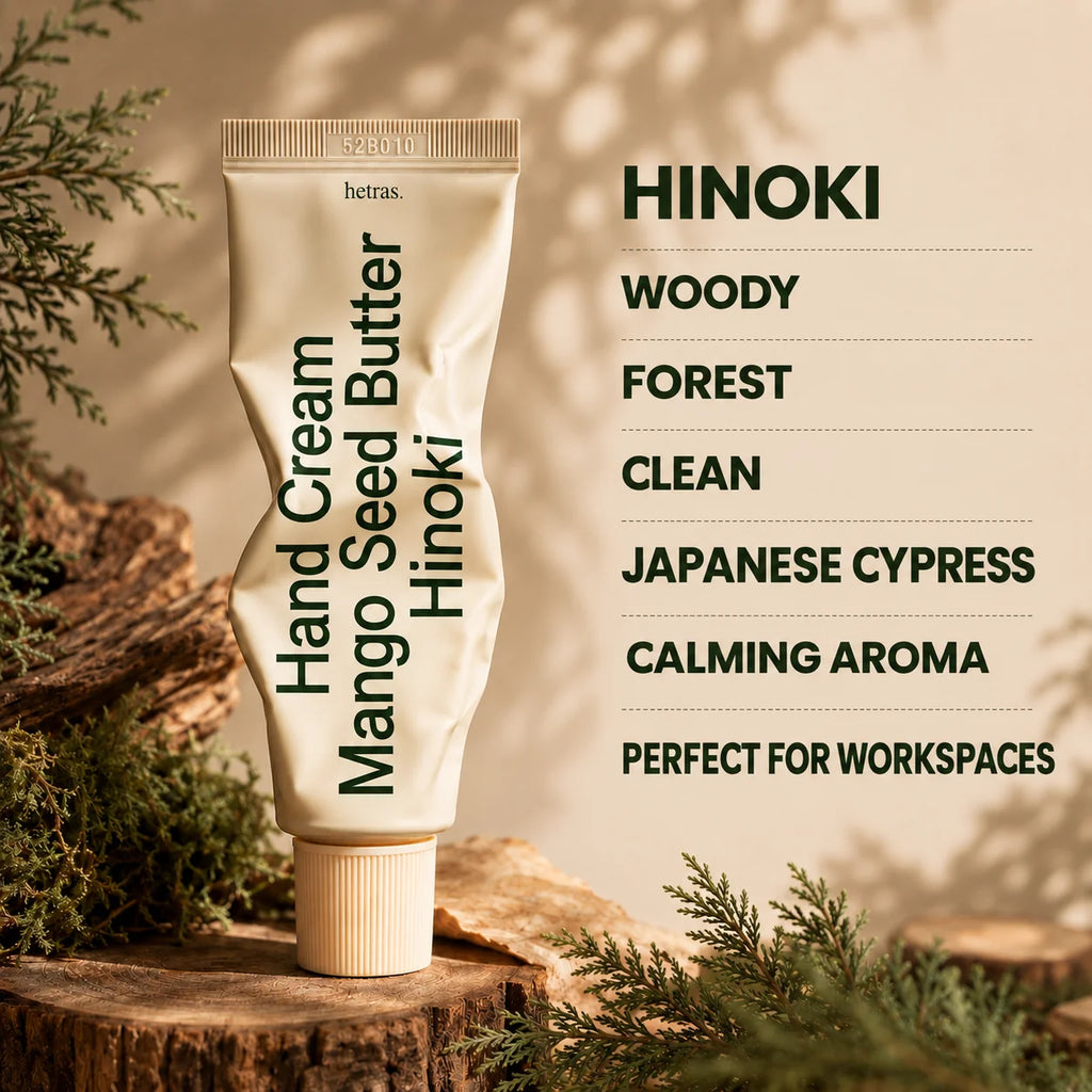 HETRAS Mango Seed Butter Hand Cream - Non Sticky Hand Moisturizer