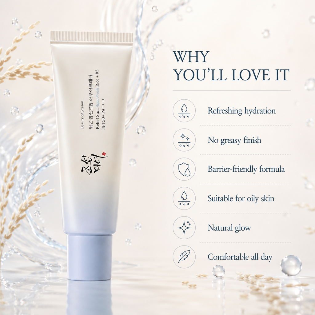 Beauty of Joseon Sunscreen - Relief Sun Aqua-Fresh : Rice + B5 (SPF50+ PA++++)