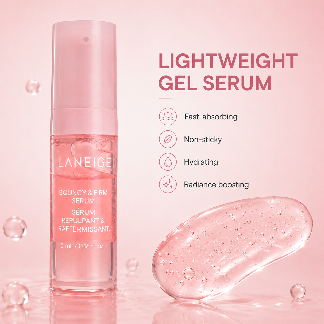 LANEIGE Bouncy & Firm Serum - Visibly Firm & Plump