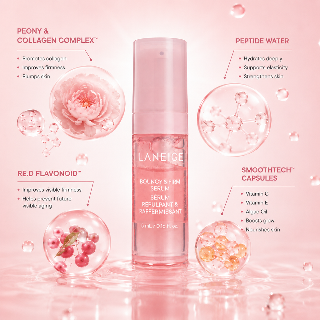 LANEIGE Bouncy & Firm Serum - Visibly Firm & Plump