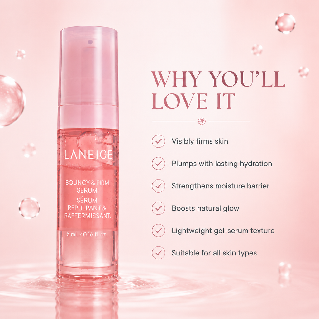 LANEIGE Bouncy & Firm Serum - Visibly Firm & Plump